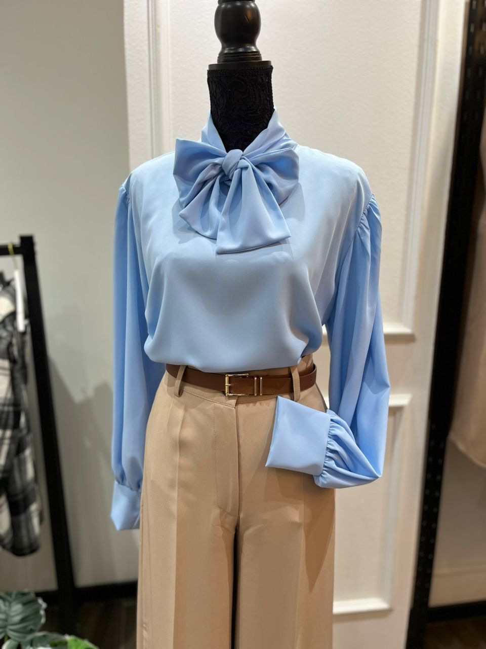 CHEMISIER A NOEUD 12 couleurs