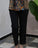 Pantalon droit – Couleurs vibrantes
