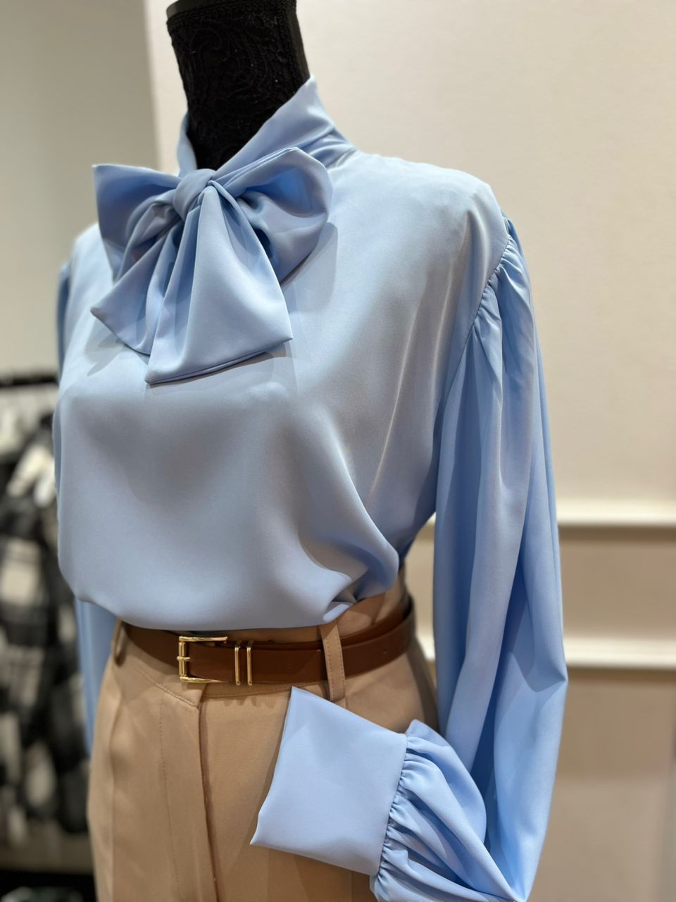 CHEMISIER A NOEUD 12 couleurs