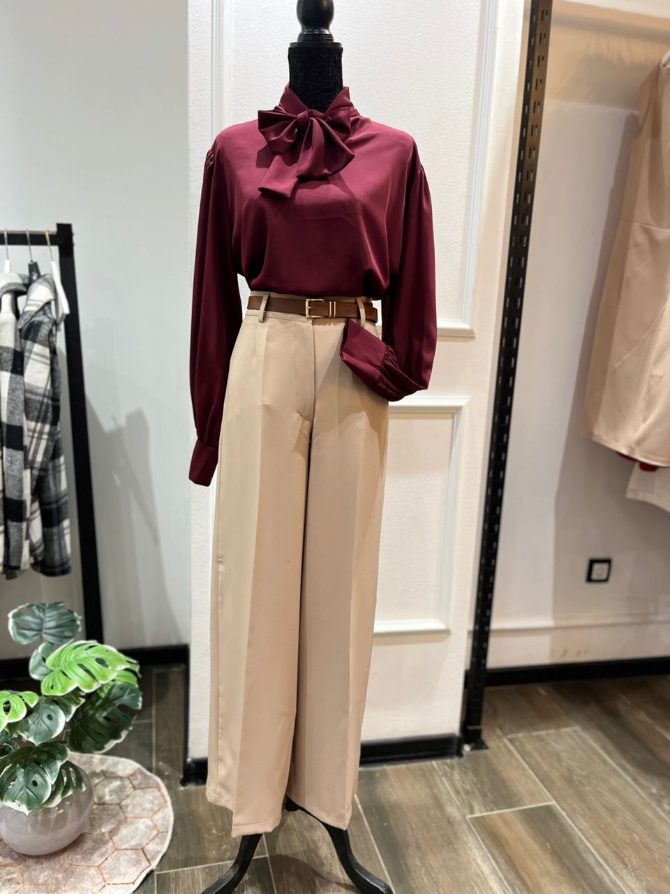 CHEMISIER A NOEUD 12 couleurs